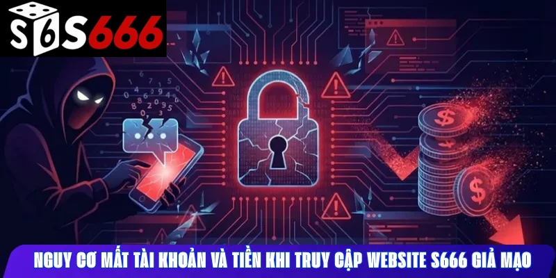 Nguy cơ mất tài khoản và tiền khi truy cập website S666 giả mạo